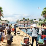 Die schwimmenden Stadt soll mit und von dem Meer leben.