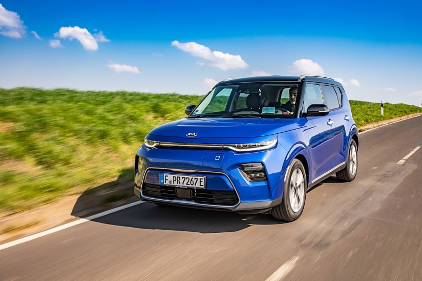 Nach 7,9 Sekunden erreicht der Kia e-Soul 100 km/h