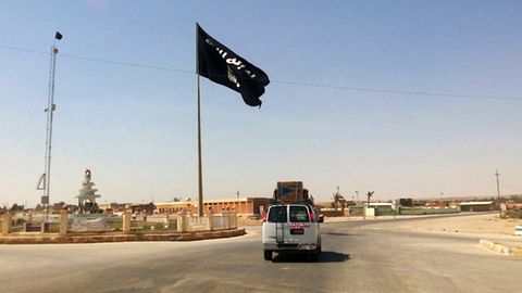 IS-Flagge im Irak