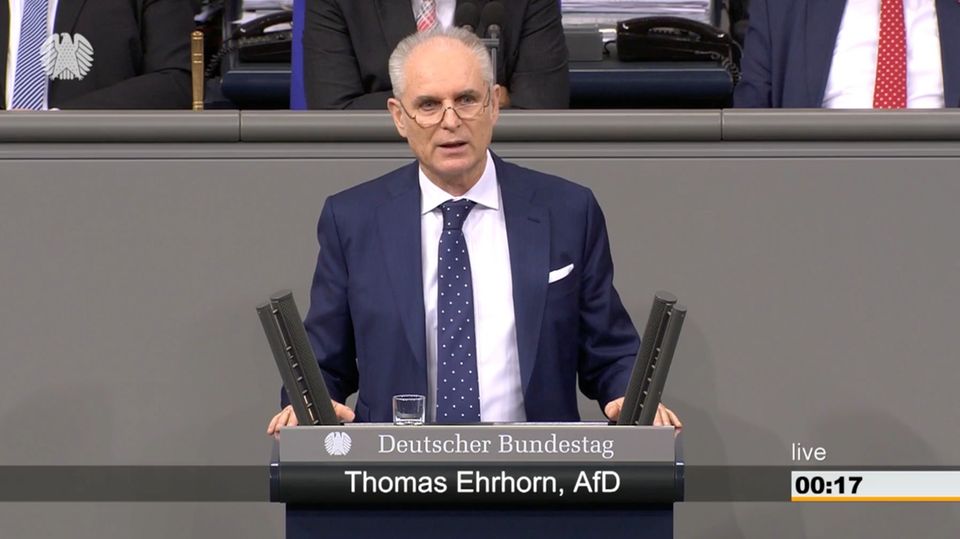 Debatte um Anerkennung von NS-Opfergruppen: AfD-Politiker Thomas Ehrhorn AfD-Politiker Thomas Ehrhorn