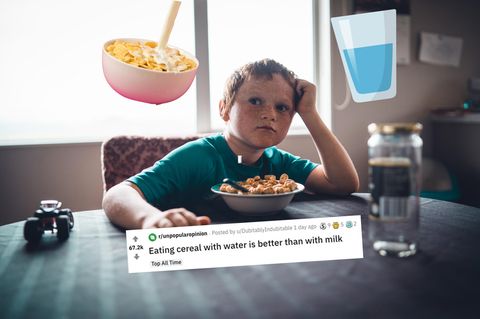 Cornflakes Wasser Milch Reddit