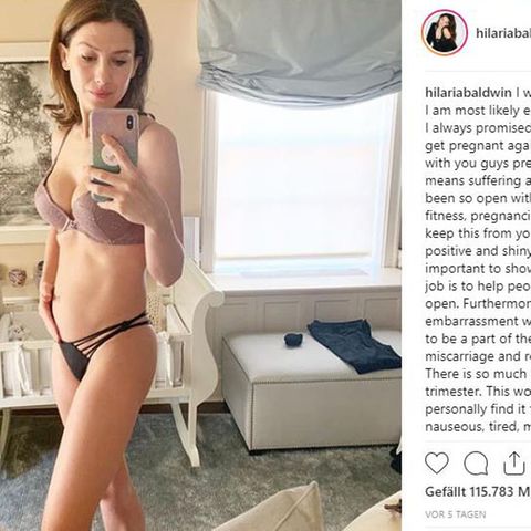 Hilaria Baldwin teilte ihre Sorgen auf Instagram.