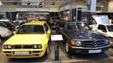Lancia Delta und Mercedes 500 SEC