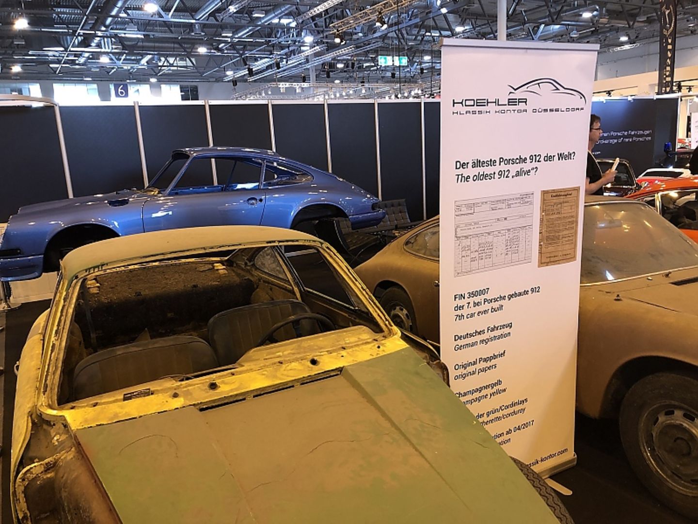 Porsche 912 auf Techno Classica - ein besonders seltenes Stück