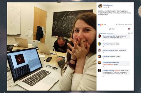 Katie Bouman fotografierte das schwarze Loch