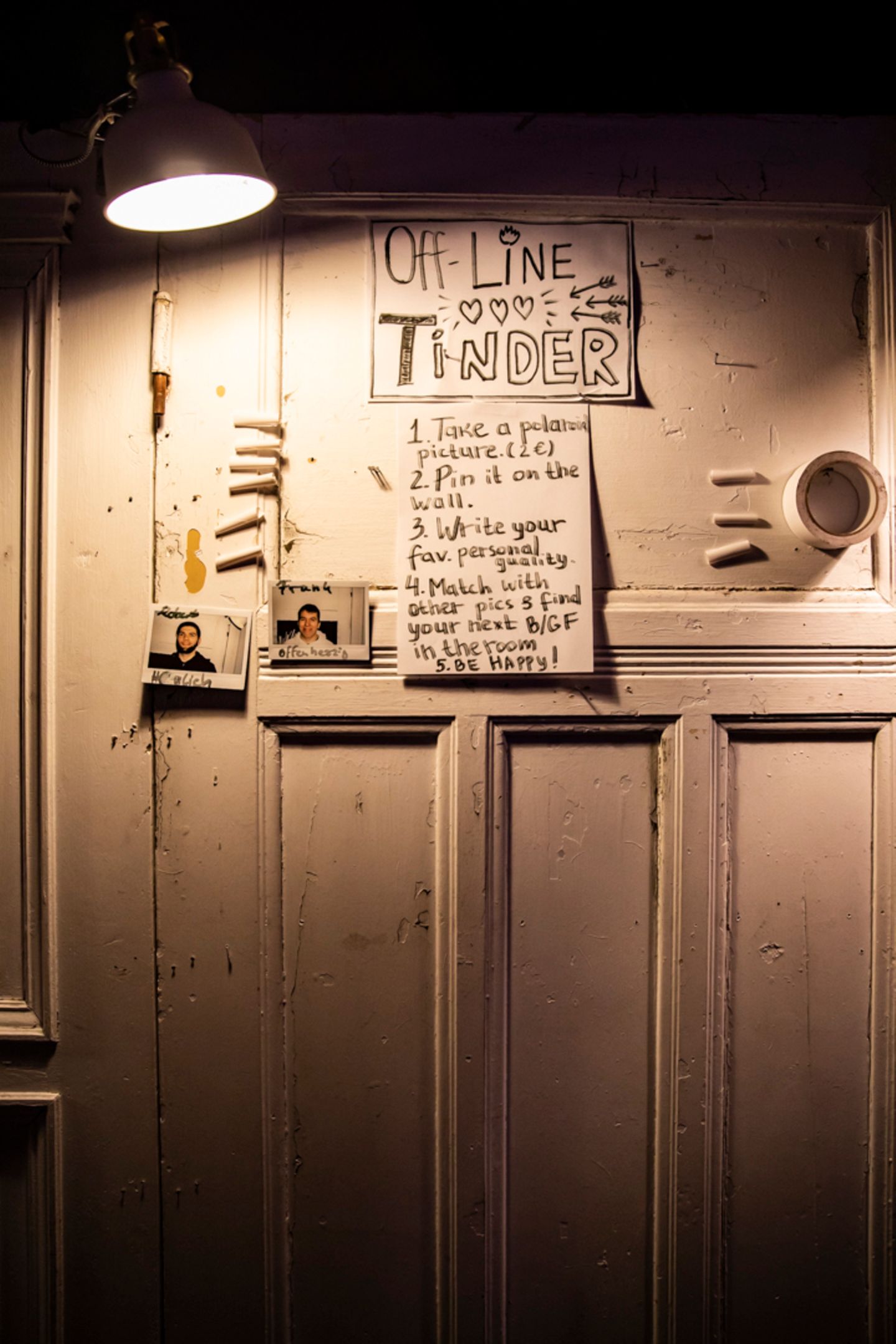 Offline Tinder in der Bar
