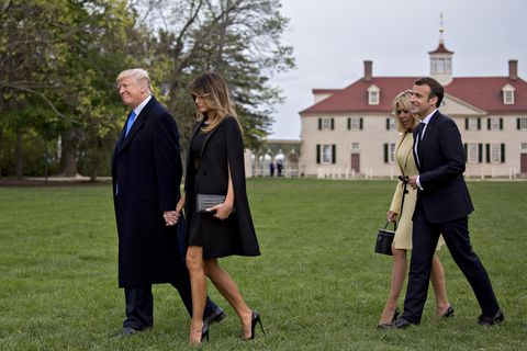 Donald Trump Emmanuel Macron