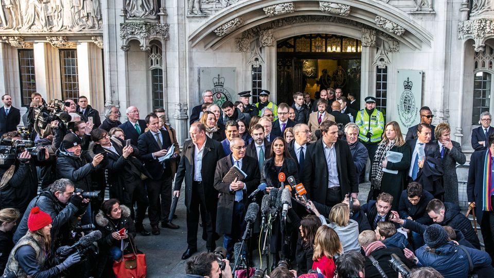 Gina Miller im Brexit-Chaos: Im Januar 2017 entschied das Oberste Gericht im Sinne Gina Millers Im Januar 2017 entschied das Oberste Gericht im Sinne Gina Millers