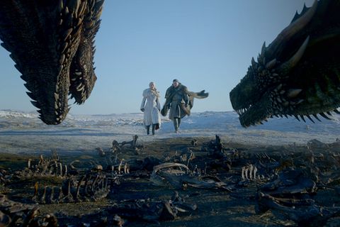 Wütende Drachen, viele Skelette - das sieht doch schon mal vielversprechend aus.