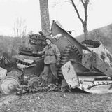 Seitlich war der Panzer kaum gegen Beschuss gesichert.