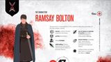 Ramsay Bolton: 17 Arten der Verletzung von Humanitärem Völkerrecht  - Folter, brutales oder unmenschliches Verhalten (6x)  - Niedertracht (4x)  - Geiselnahmen  - Bewusste Tötung von kampfunfähigen Personen (2x)  - Verwendung von Mitteln oder Methoden der Kriegsführung, die überflüssige Verletzungen oder unnötiges Leiden verursachen  - Sexuelle Gewalt, einschließlich Vergewaltigung, sexuelle Sklaverei, Zwangsprostitution und erzwungene Schwangerschaft (2x)  - Zivilisten zum Angriffsobjekt machen, die nicht direkt an Feindseligkeiten beteiligt sind