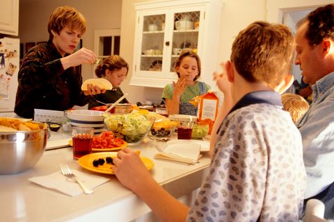 Familie mit mehreren Kindern