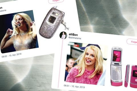 Twitter-Thread: Britney Spears sieht aus wie 2000er-Klapphandys