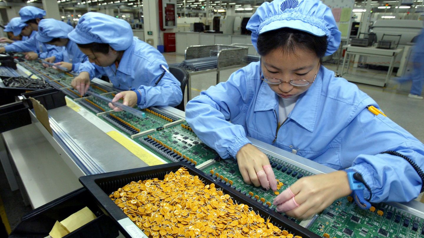 Mitarbeiterin bei Huawei