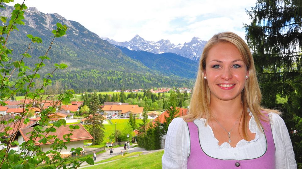 Die mehrfache Biathlon-Olympiasiegerin und -Weltmeisterin Madalena Neuner liebt Wanderungen in den Bergen