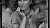 Migrant Mother von Dorothea Lange zeigt das Elend der heimatlosen Farmer, die von der Dürre vertrieben worden waren.