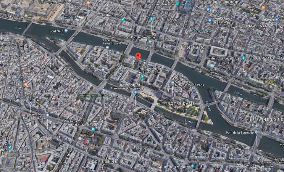 Ile de la Cite mit Notre-Dame