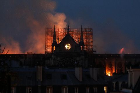 Der Brand der Notre Dame hat weltweit Entsetzten ausgelöst 