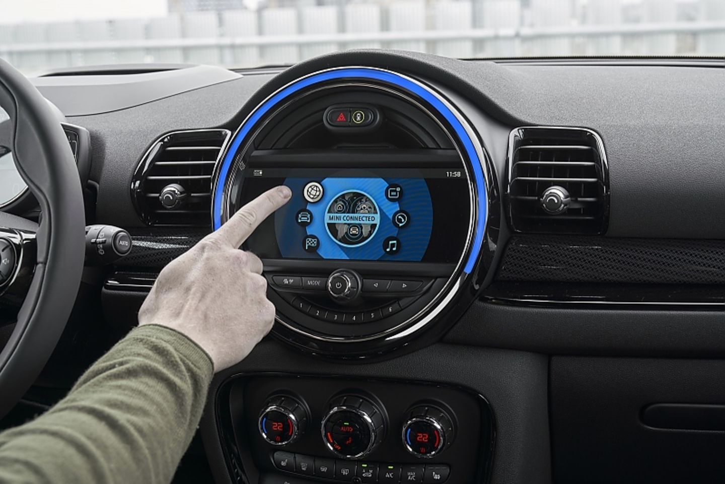 Mini Clubman - Bildschirm mit Touchfunktion