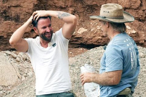 Michael Wendler und Konny Reimann gemeinsam in der Wüste