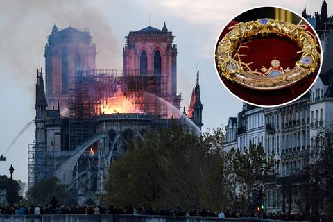 Feuer von Notre-Dame: Jesu Dornenkrone: Diese unbezahlbaren Schätze konnten aus den Flammen gerettet werden