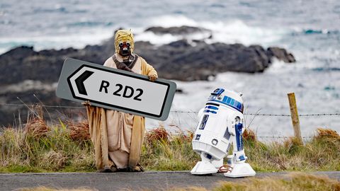 Die Regionalstraße in der irischen Grafschaft Donegal  heißt jetzt R2D2