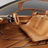 Wenn die Mittelkonsole eingeklappt wird, verwandeln sich die vorderen Sitze in ein Lounge-Sofa