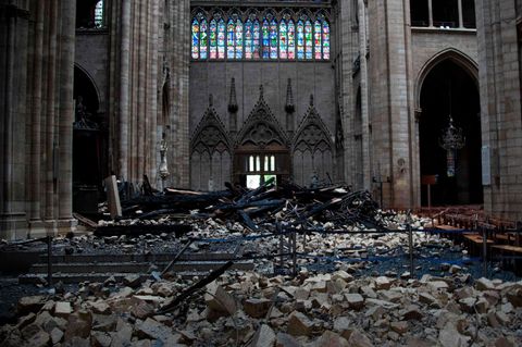 Notre-Dame stand offenbar kurz vor kompletter Zerstörung