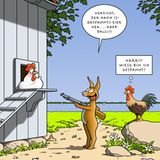 Oster-Cartoons: Hier sind die Eier versteckt!