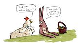 Oster-Cartoons: Hier sind die Eier versteckt!