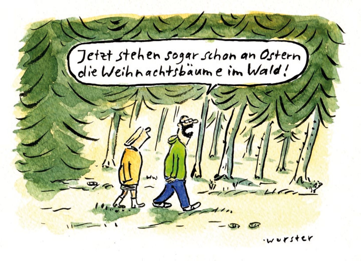 Oster-Cartoons: Hier sind die Eier versteckt!