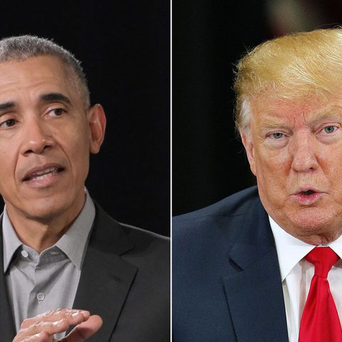 Barack Obama (l.) und Donald Trump