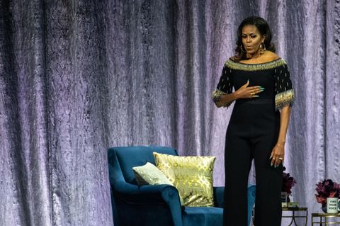 Michelle Obama auf der Bühne