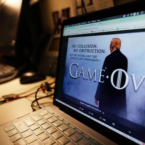 Game over - der Präsident macht es sich etwas einfach.