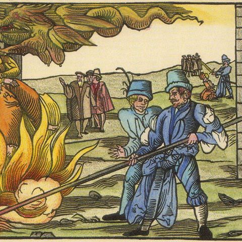 Hexenverbrennung in Derenburg 1555.