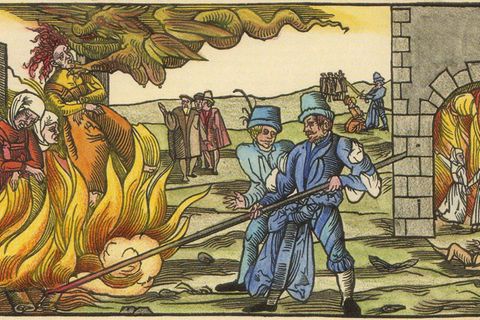 Hexenverbrennung in Derenburg 1555.