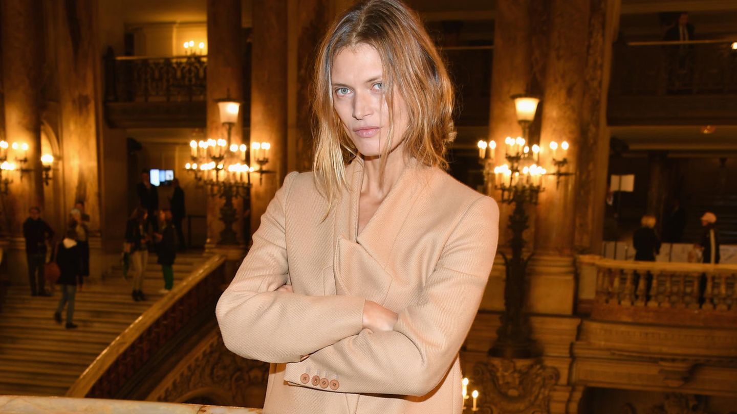 Malgosia Bela auf der Stella McCartney-Show in Paris