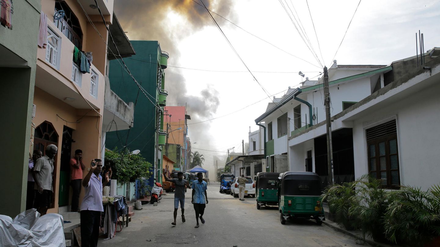 Sri Lanka Sprengung einer Bombe