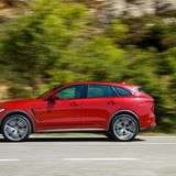 Der Jaguar F-Pace SVR gehört zu den Kompakten SUV