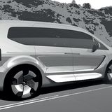 Erste Skizzen des Renault Kangoo Z.E. Concept waren noch sehr optimistisch