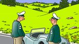 Auto-Cartoons: Was tankt eigentlich Helene Fischer?