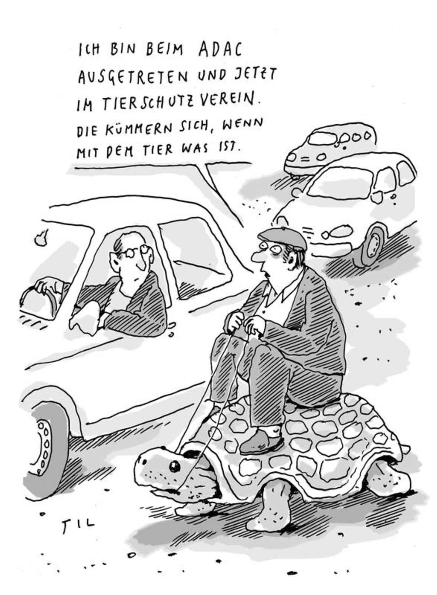 Auto-Cartoons: Was tankt eigentlich Helene Fischer?