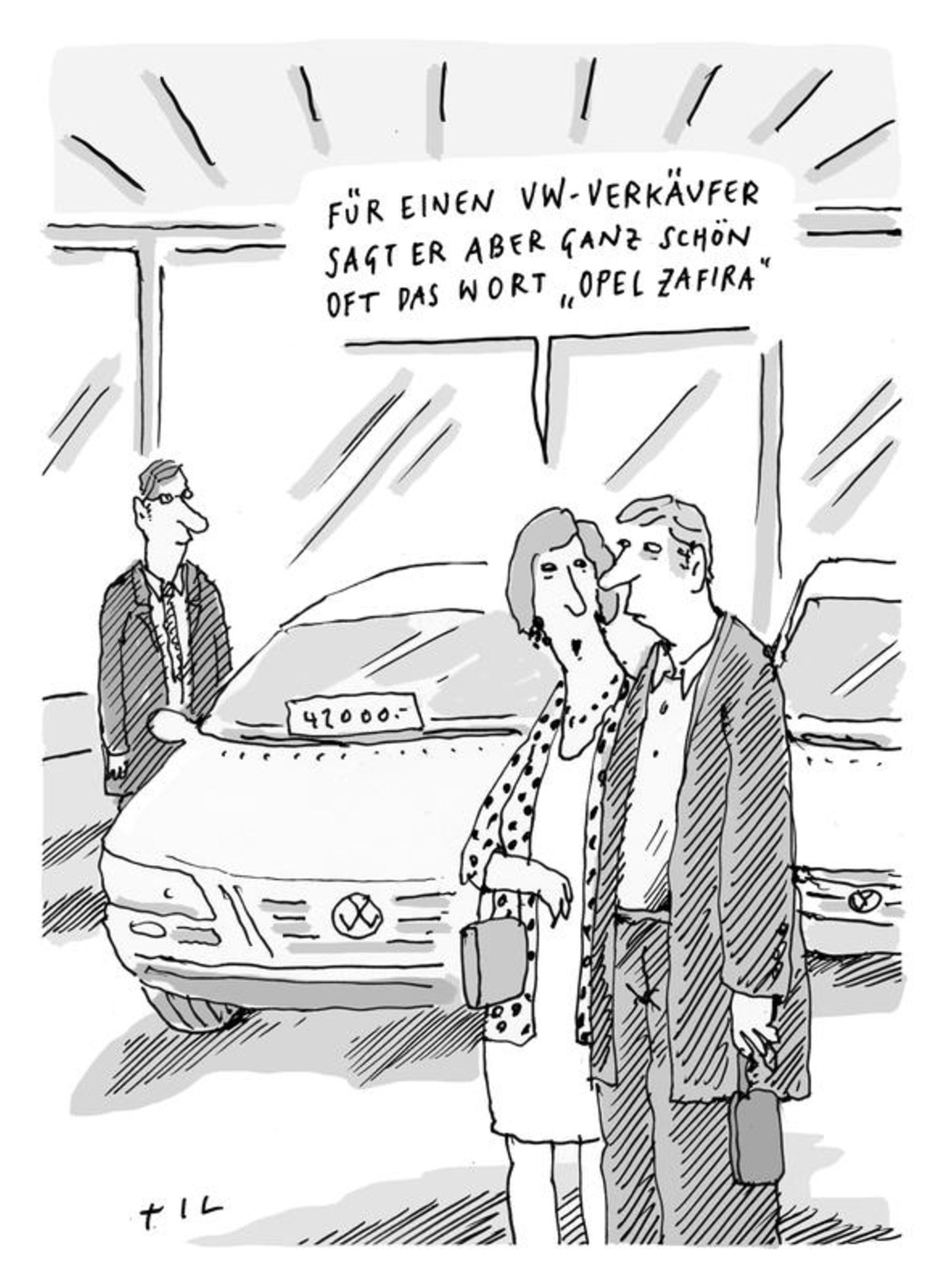 Auto-Cartoons: Was tankt eigentlich Helene Fischer?