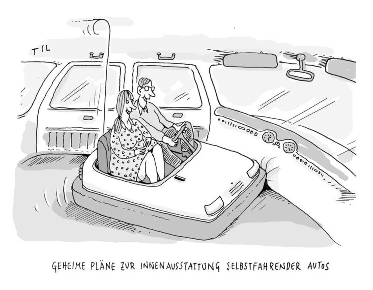 Auto-Cartoons: Was tankt eigentlich Helene Fischer?