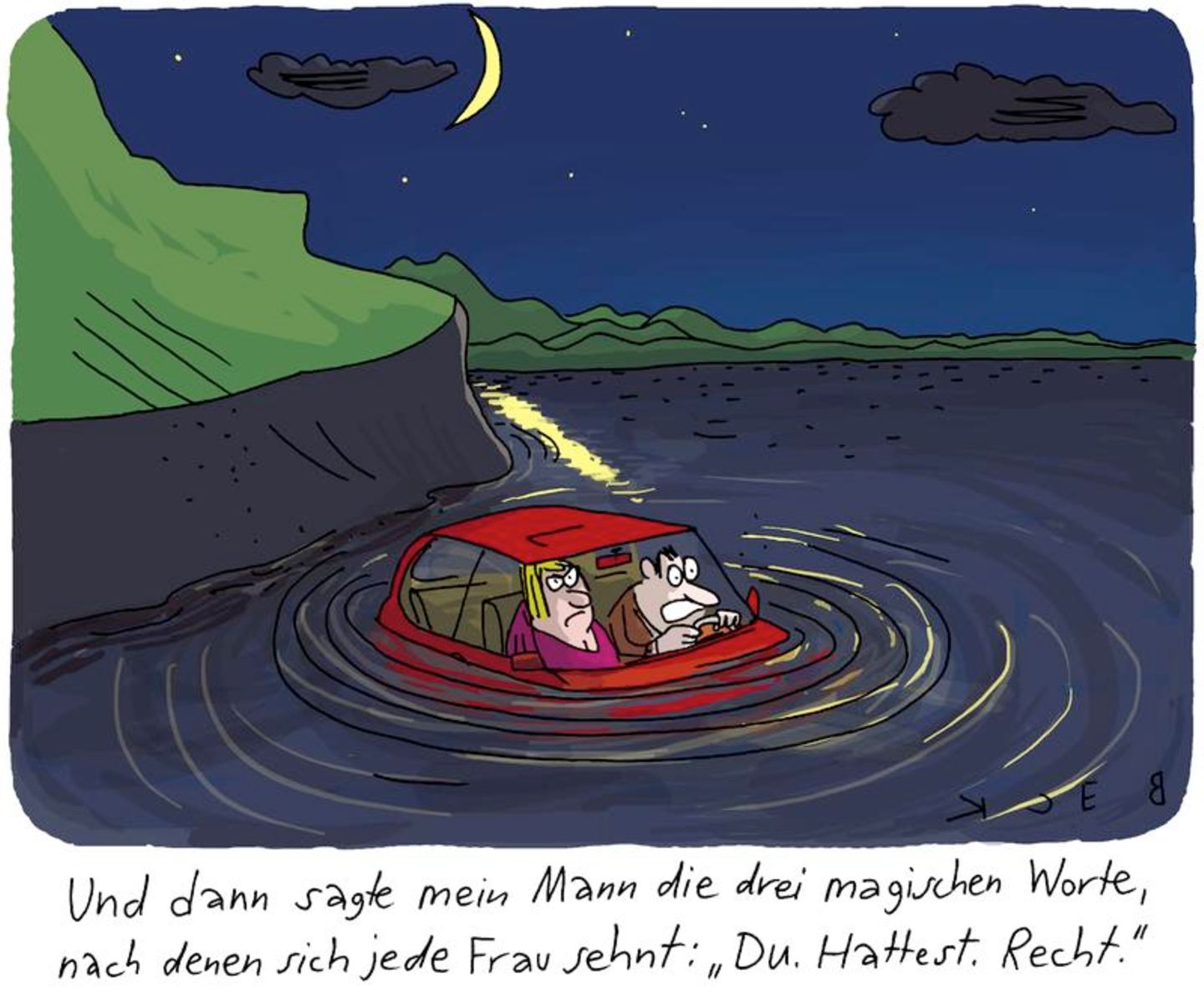 Auto-Cartoons: Was tankt eigentlich Helene Fischer?
