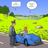 Auto-Cartoons: Was tankt eigentlich Helene Fischer?