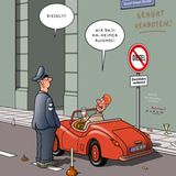 Auto-Cartoons: Was tankt eigentlich Helene Fischer?