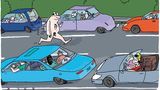 Auto-Cartoons: Was tankt eigentlich Helene Fischer?
