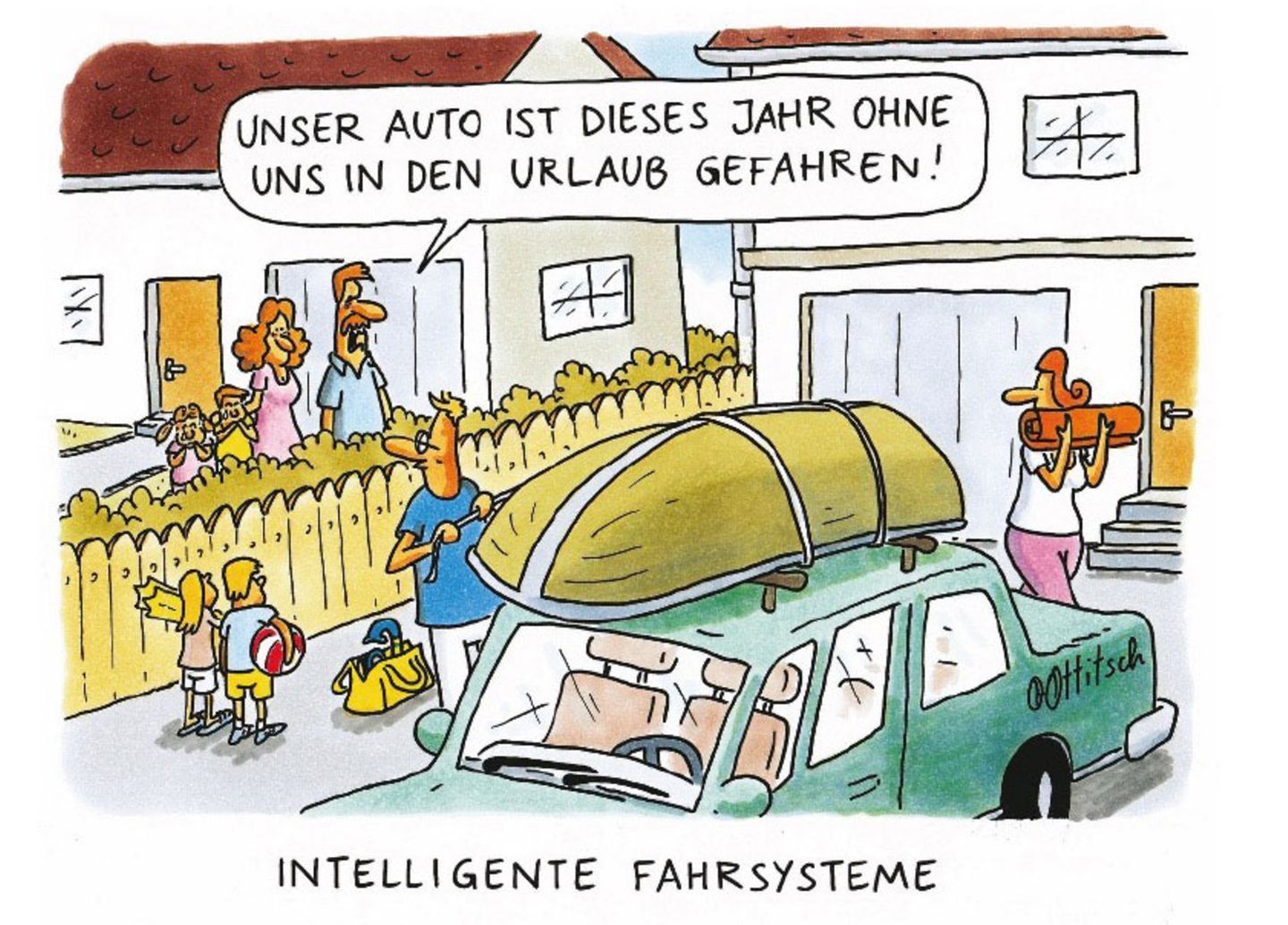 Auto-Cartoons: Was tankt eigentlich Helene Fischer?