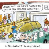Auto-Cartoons: Was tankt eigentlich Helene Fischer?